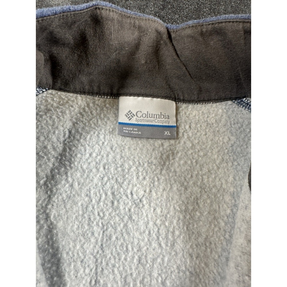 Columbia Men's Fleece Pullover Quarter-Zip Tan/Brow MENS XL - Picture 5 of 9